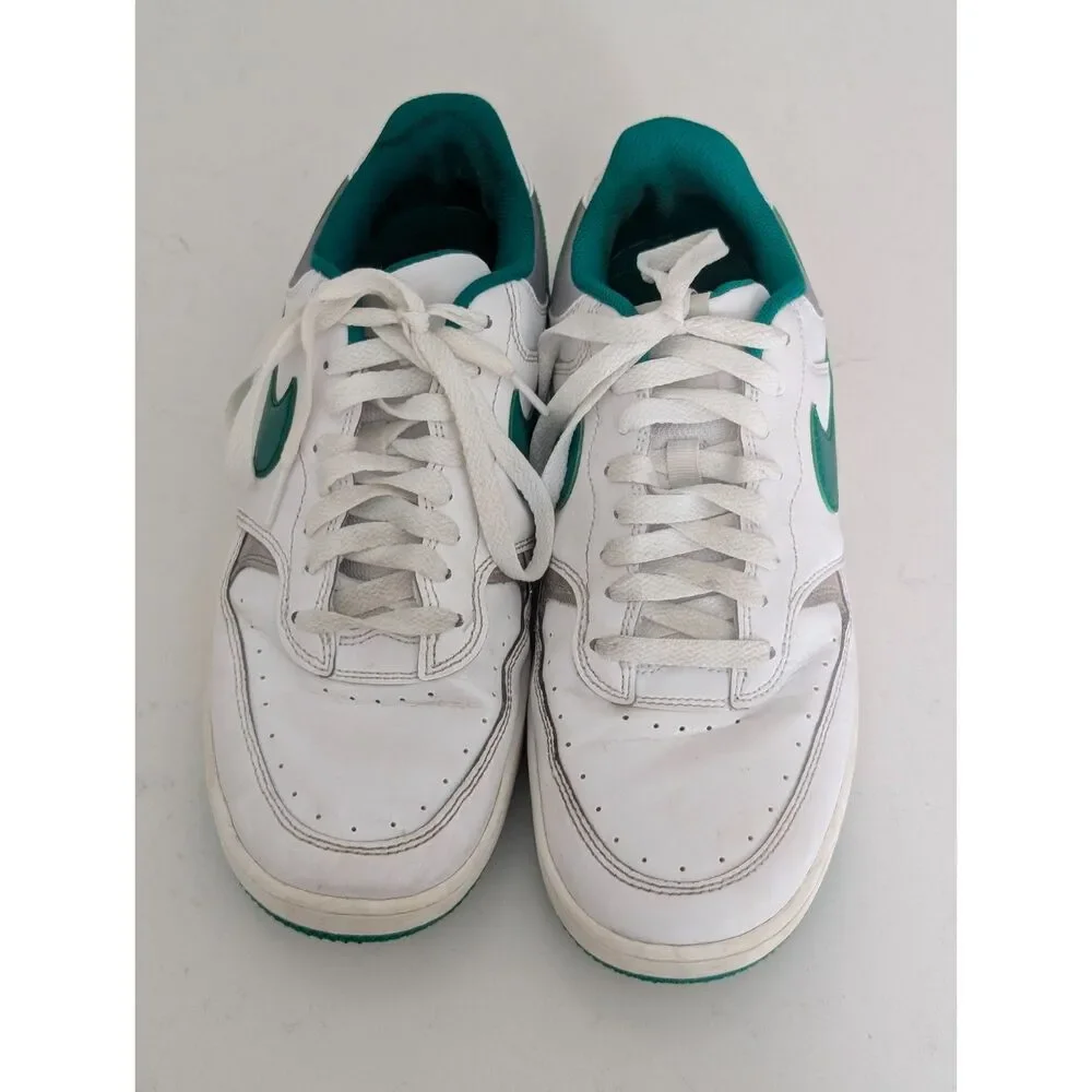 Nike Gamma Force Sail Fir Green Shoes | Women's 10 Retro Court Sneaker Old Money